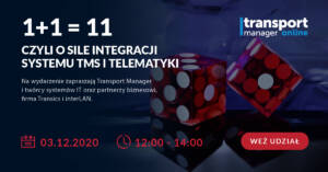 TMS i telematyka siła integracji rozwiązań IT